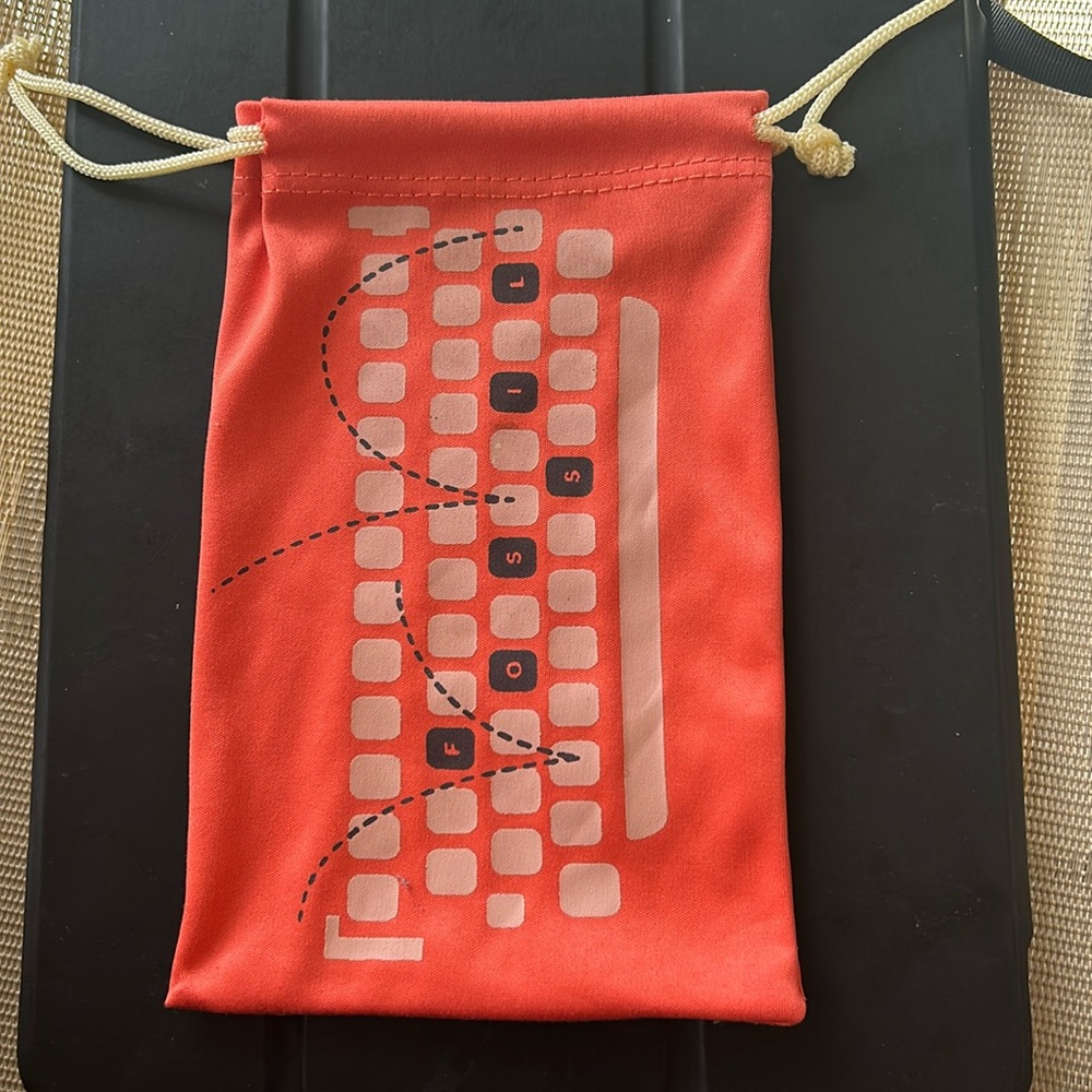 Fossil Eyeglass “Keyboard” Bag - Brand New